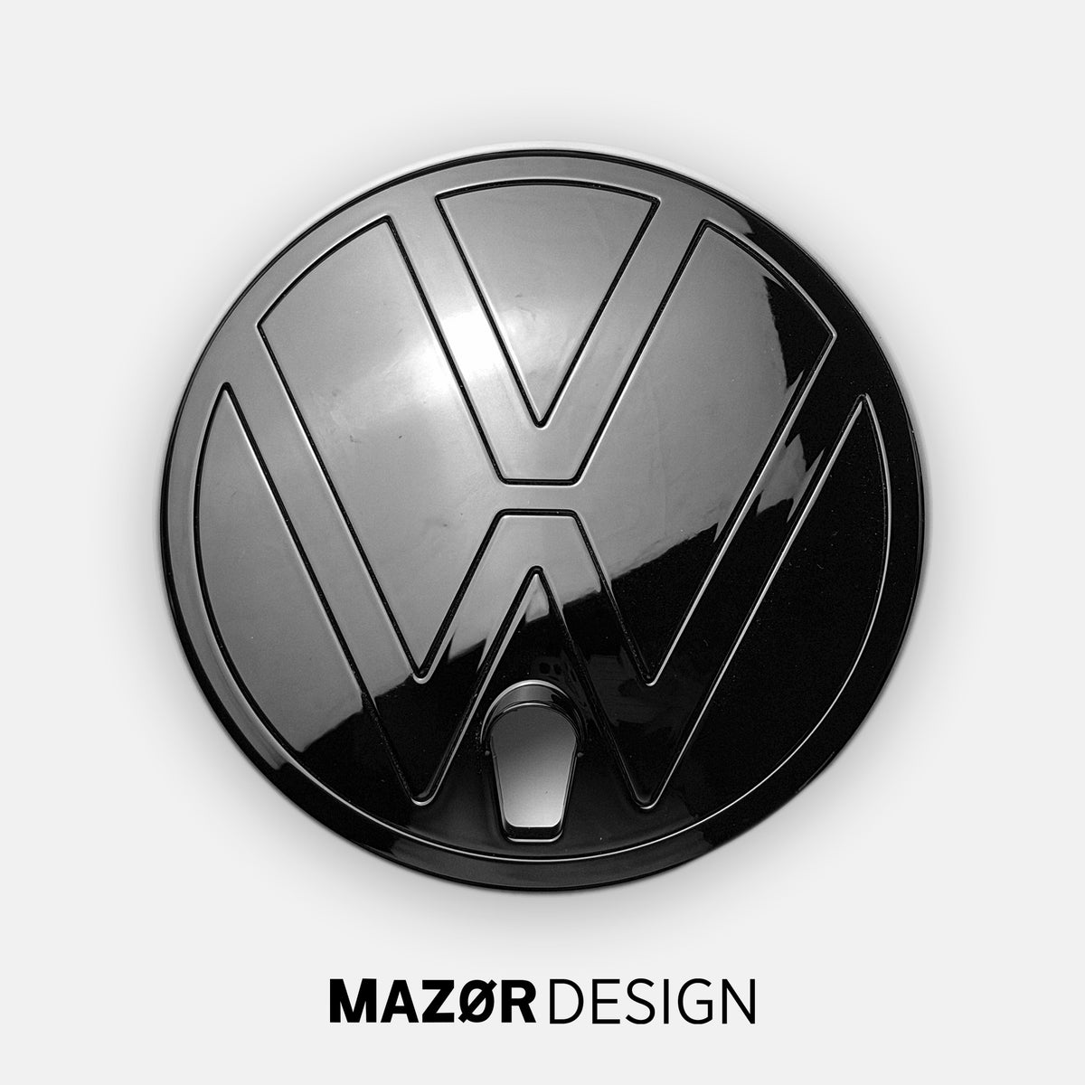 VW Amarok 2 T1 - Emblem Vorne 360° Umfeldkamera Schwarz Glänzend ab 2024