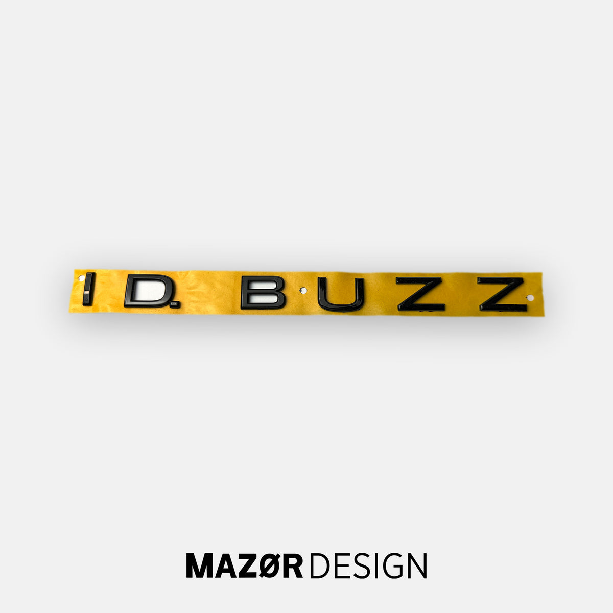 VW ID. Buzz - Schriftzug Hinten Schwarz Glanz