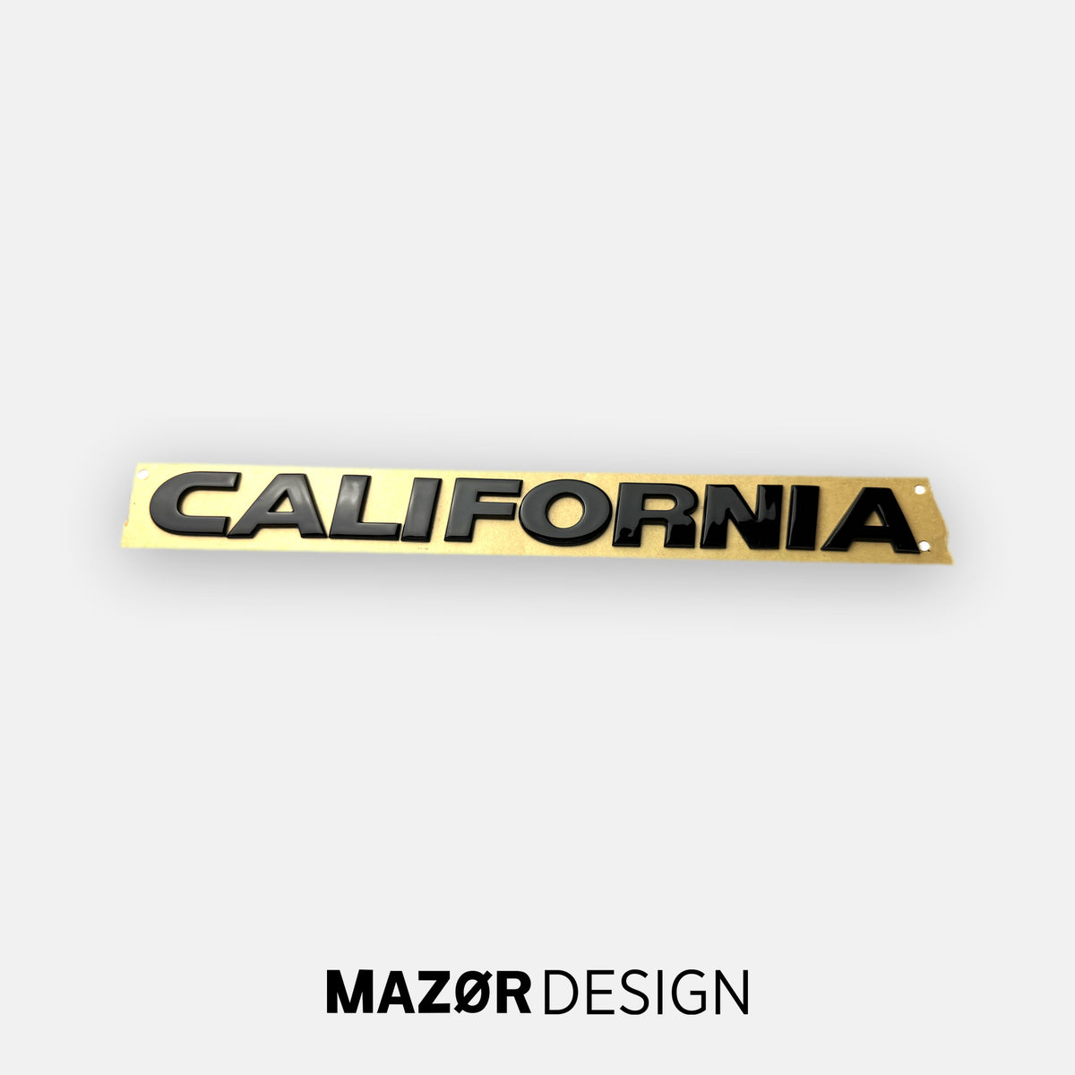 VW T6 & T6.1 California - Schriftzug Hinten Schwarz Glanz