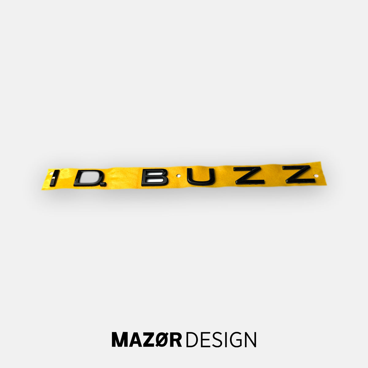 VW ID. Buzz - Schriftzug Hinten Schwarz Glanz