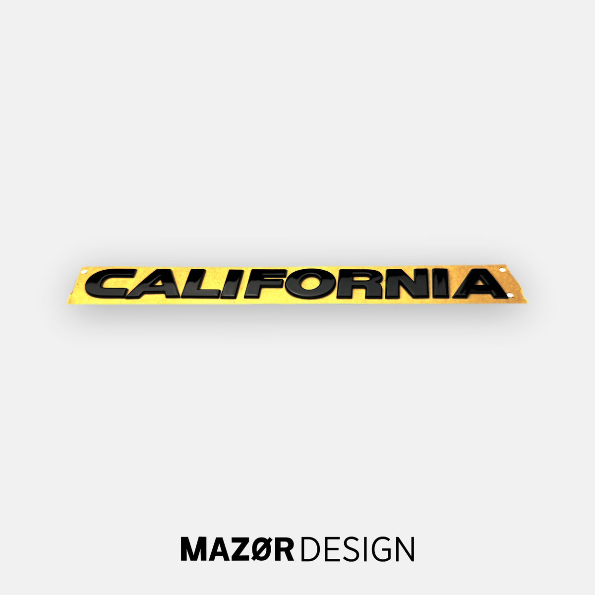 VW T6 & T6.1 California - Schriftzug Hinten Schwarz Glanz