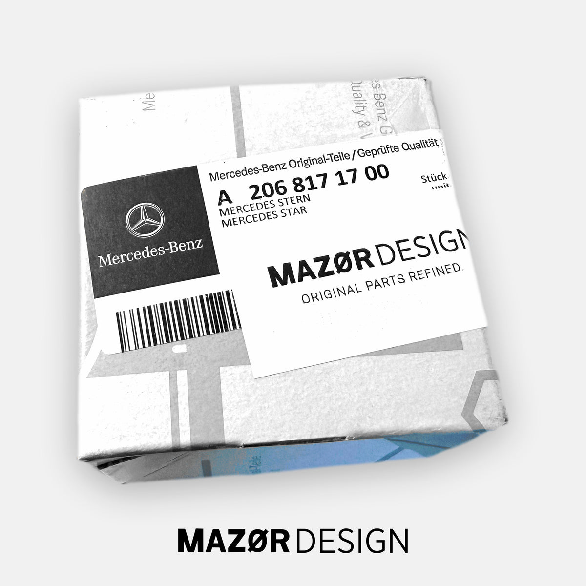 Mercedes-Benz C-Klasse W206 - Emblem Hinten Schwarz Glanz A2068171700