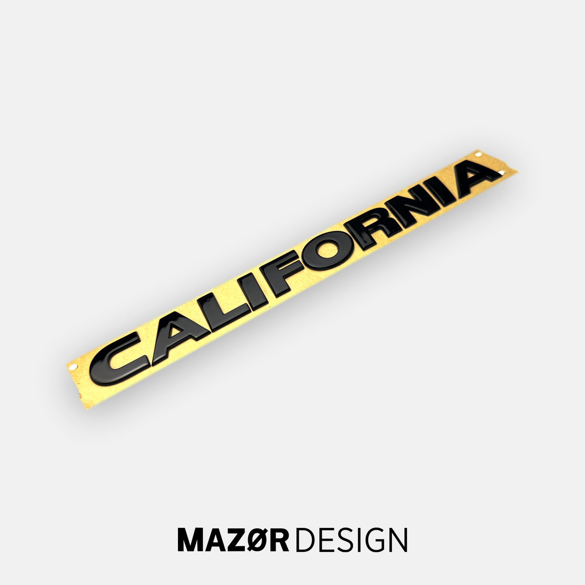 VW T6 & T6.1 California - Schriftzug Hinten Schwarz Glanz