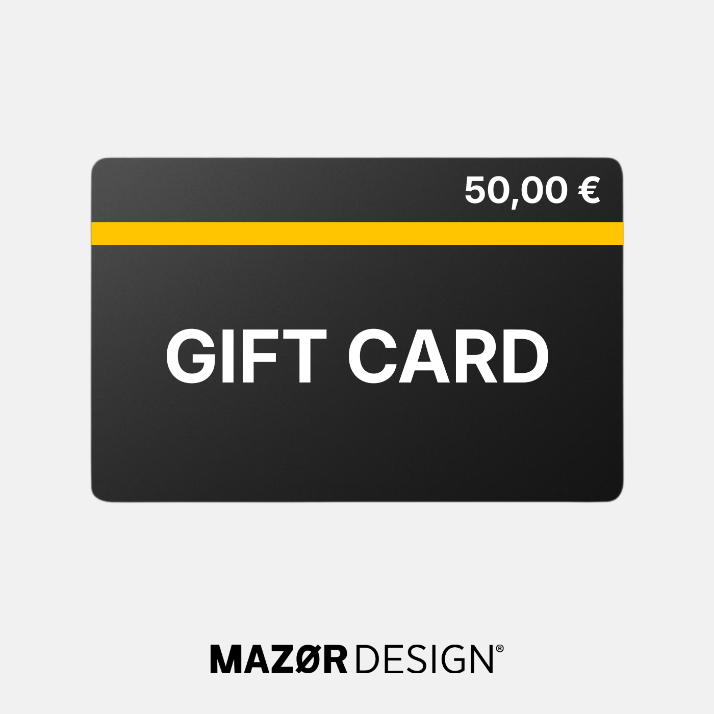 MazorDesign® Geschenk Gutscheinkarte