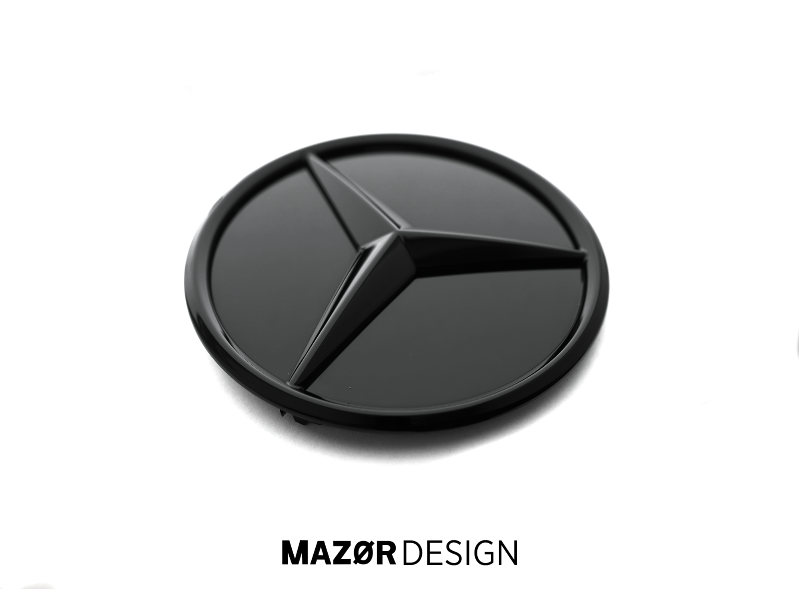 Mercedes-Benz - Emblem Vorne Schwarz Glanz A0008880400