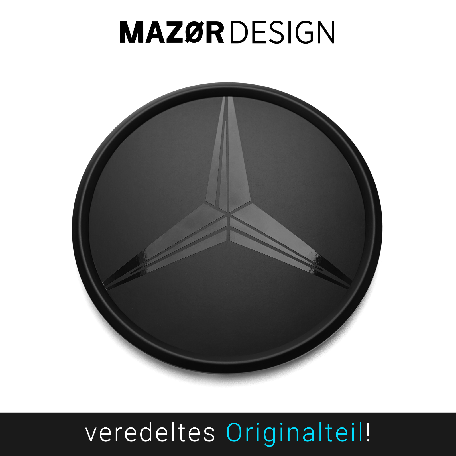 Mercedes-Benz - Emblem Front Sign Black A0008880111