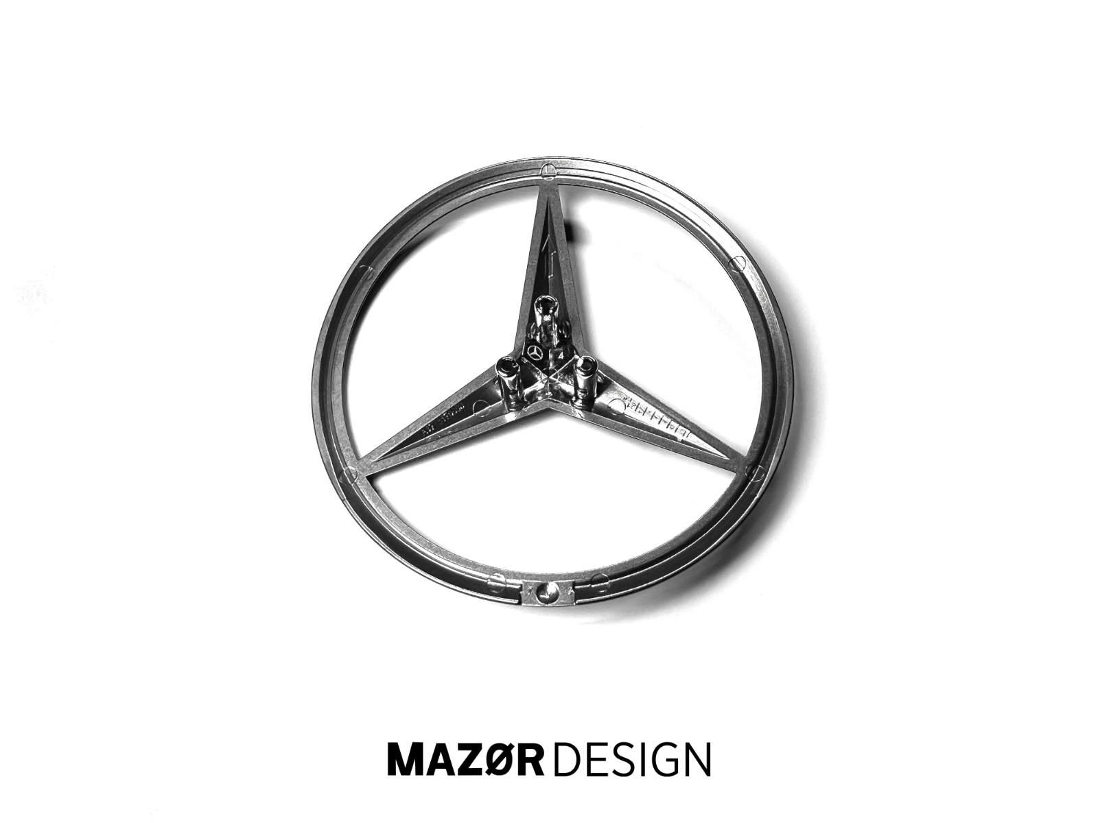 Mercedes-Benz A-Klasse W177 - Emblem Hinten Schwarz A1778170000