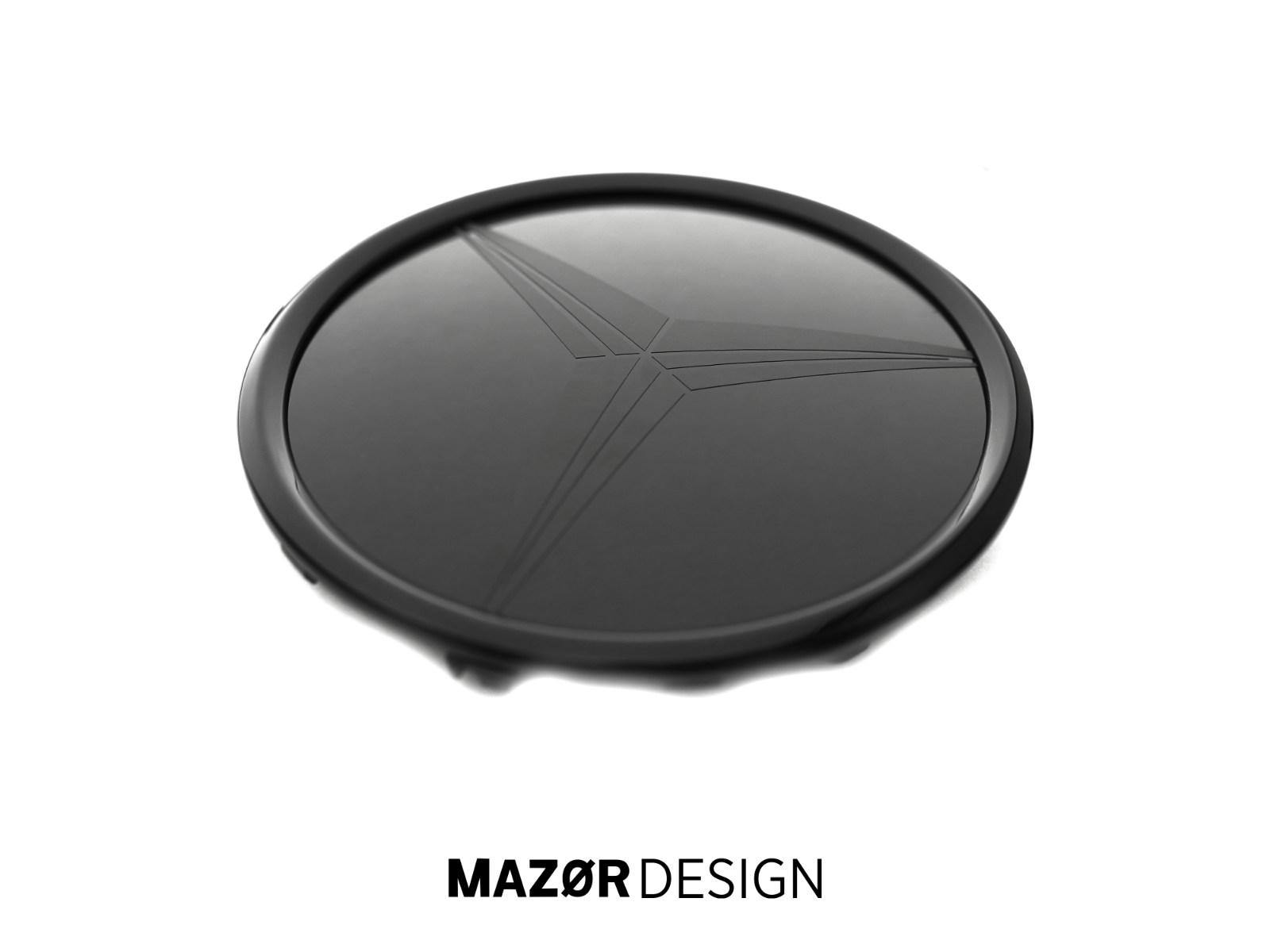 Mercedes-Benz - Emblem Vorne Schwarz Glanz A0008880000