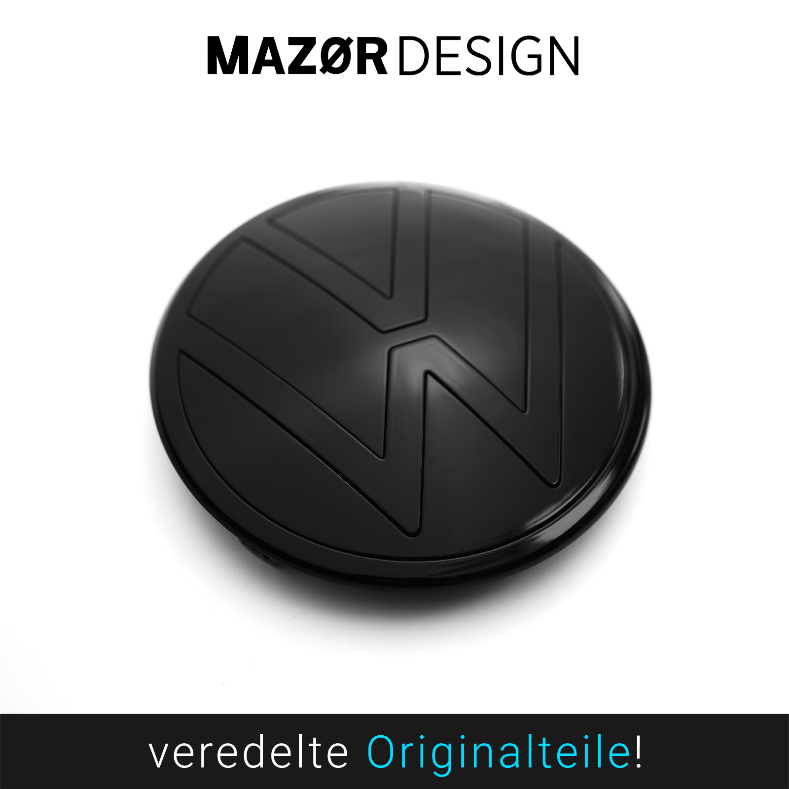VW T7 - Emblem Vorne Schwarz Glanz ab 11/2023
