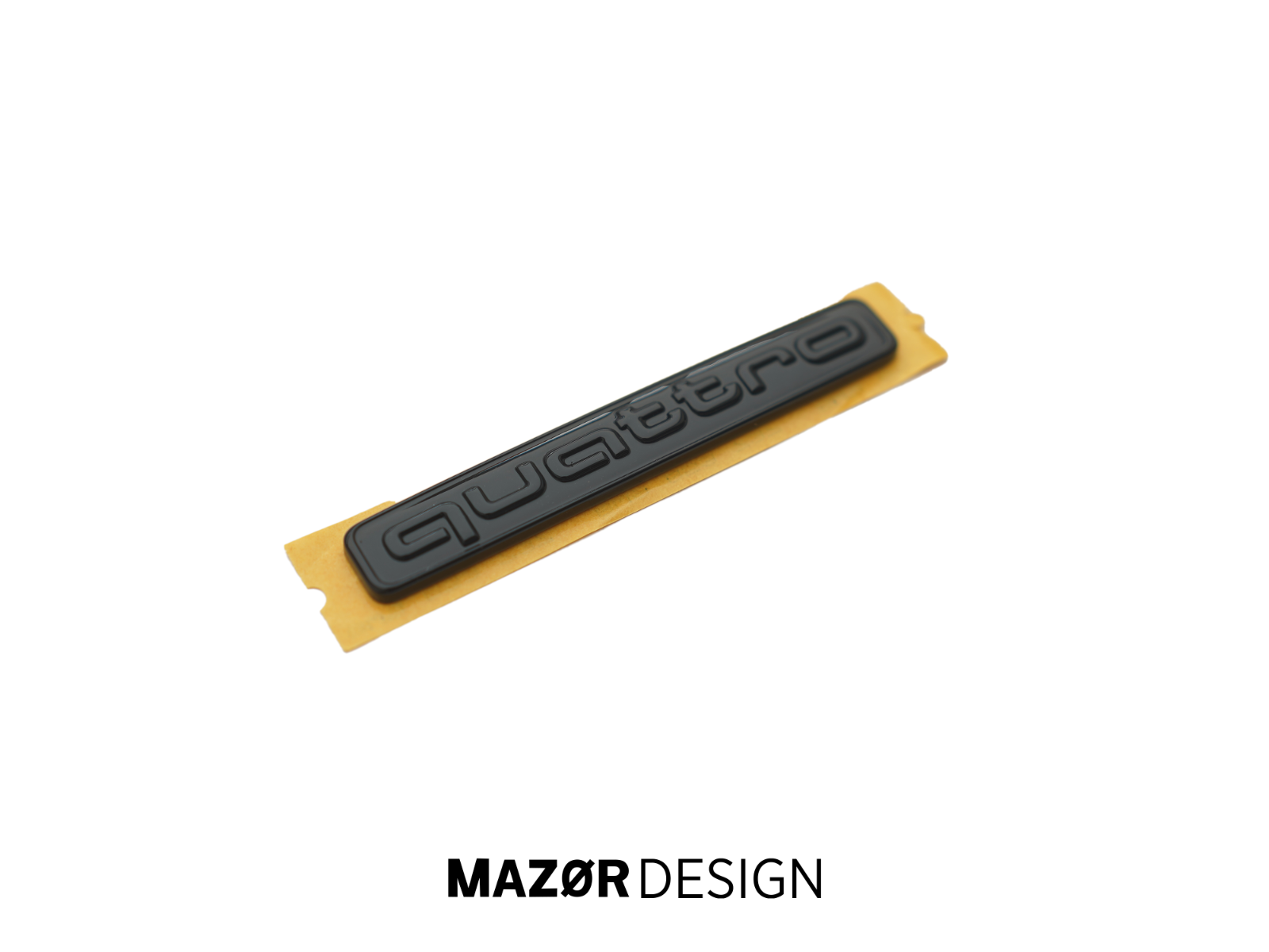 Audi - Quattro Emblem Rear Black