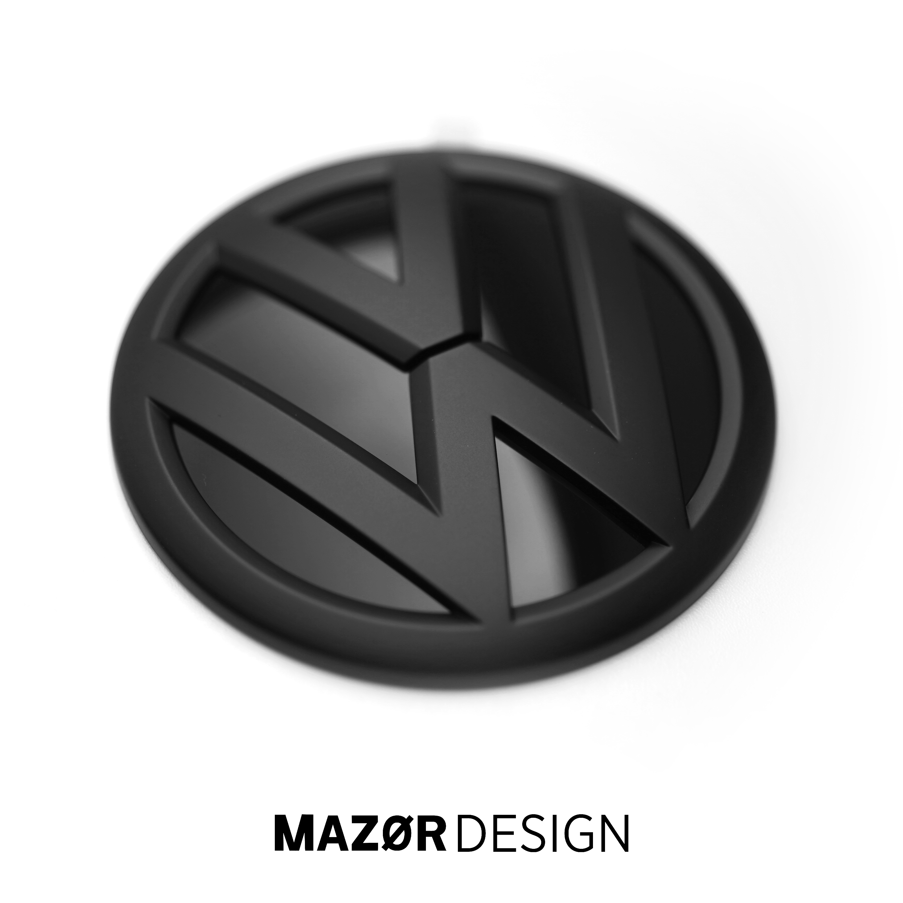 VW T5 T6 T6.1 - Emblem Hinten Schwarz Matt