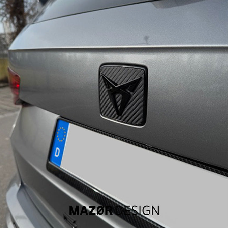 CUPRA Ateca - Emblem Hinten Schwarz Glänzend Carbon