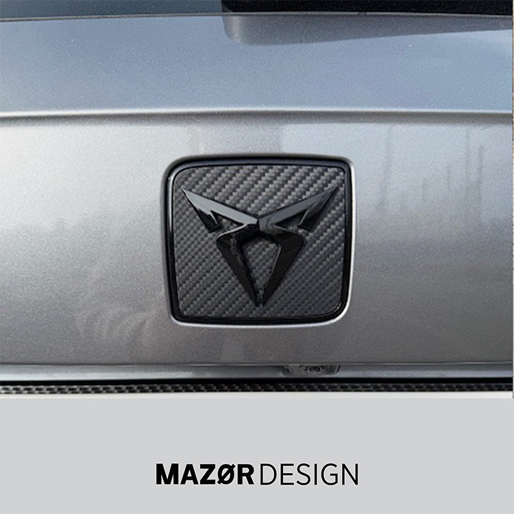 CUPRA Ateca - Emblem Hinten Schwarz Glänzend Carbon
