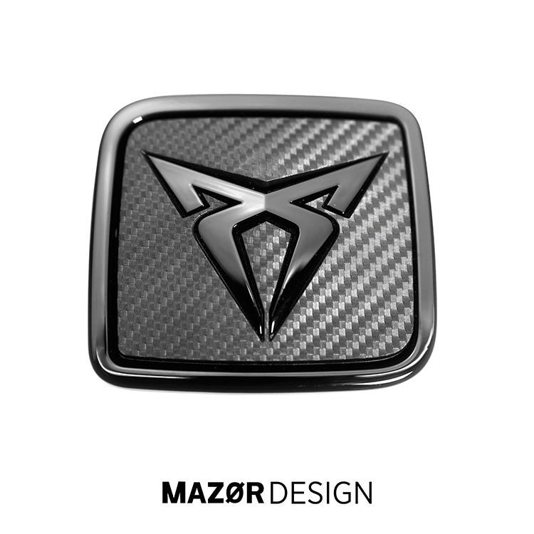 CUPRA Leon KL bis 2024 Emblem Hinten Schwarz Glänzend Carbon
