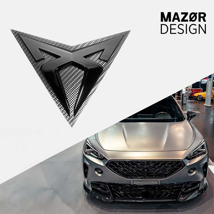 CUPRA Formentor KM Vor-Facelift bis 2024 Emblem Vorne Schwarz Glänzend