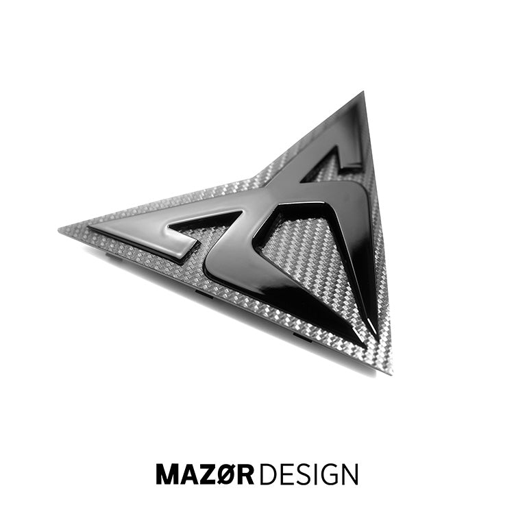 CUPRA Ateca ab 07/20 Emblem Vorne Schwarz Glänzend Carbon