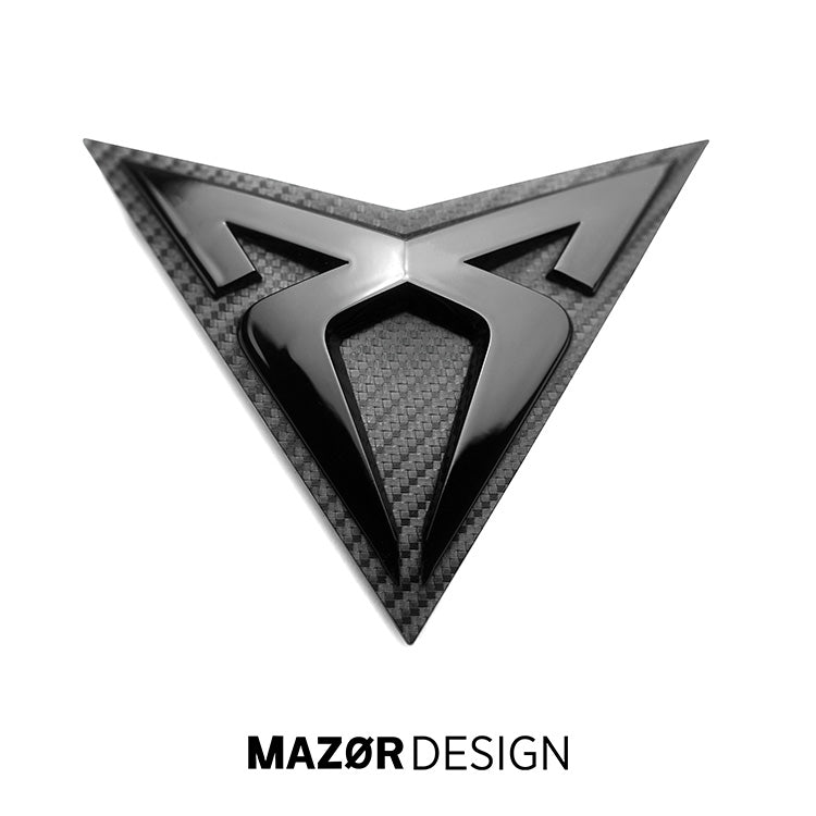 CUPRA Leon KL bis 2024 Emblem Vorne Schwarz Glänzend Carbon