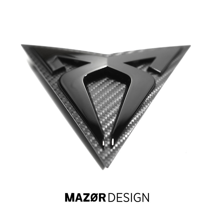 CUPRA Leon KL bis 2024 Emblem Vorne Schwarz Glänzend Carbon