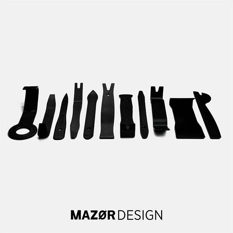 Emblem & Zierleisten Demontage-Set - 11-teiliges Kunststoff Hebelwerkzeug