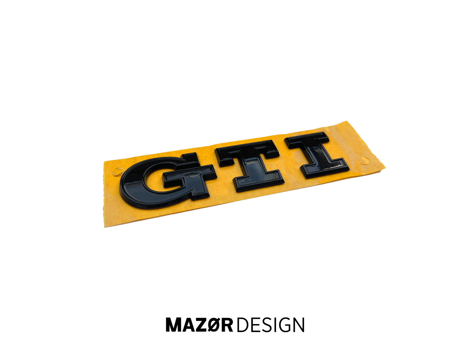 VW Golf 7 - GTI Performance Emblem Vorne & Hinten Schwarz Glanz