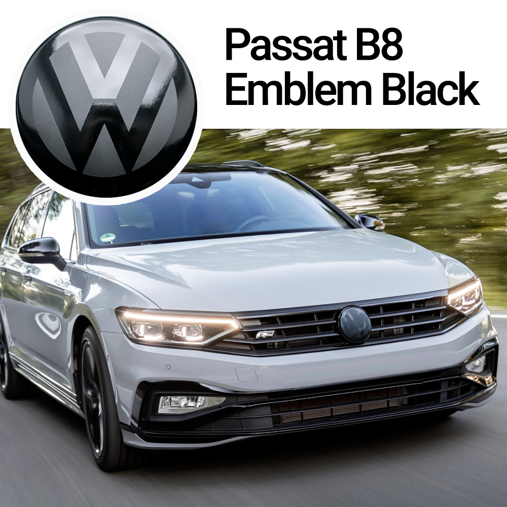 VW Passat B8 - Front Emblem Vorne Schwarz