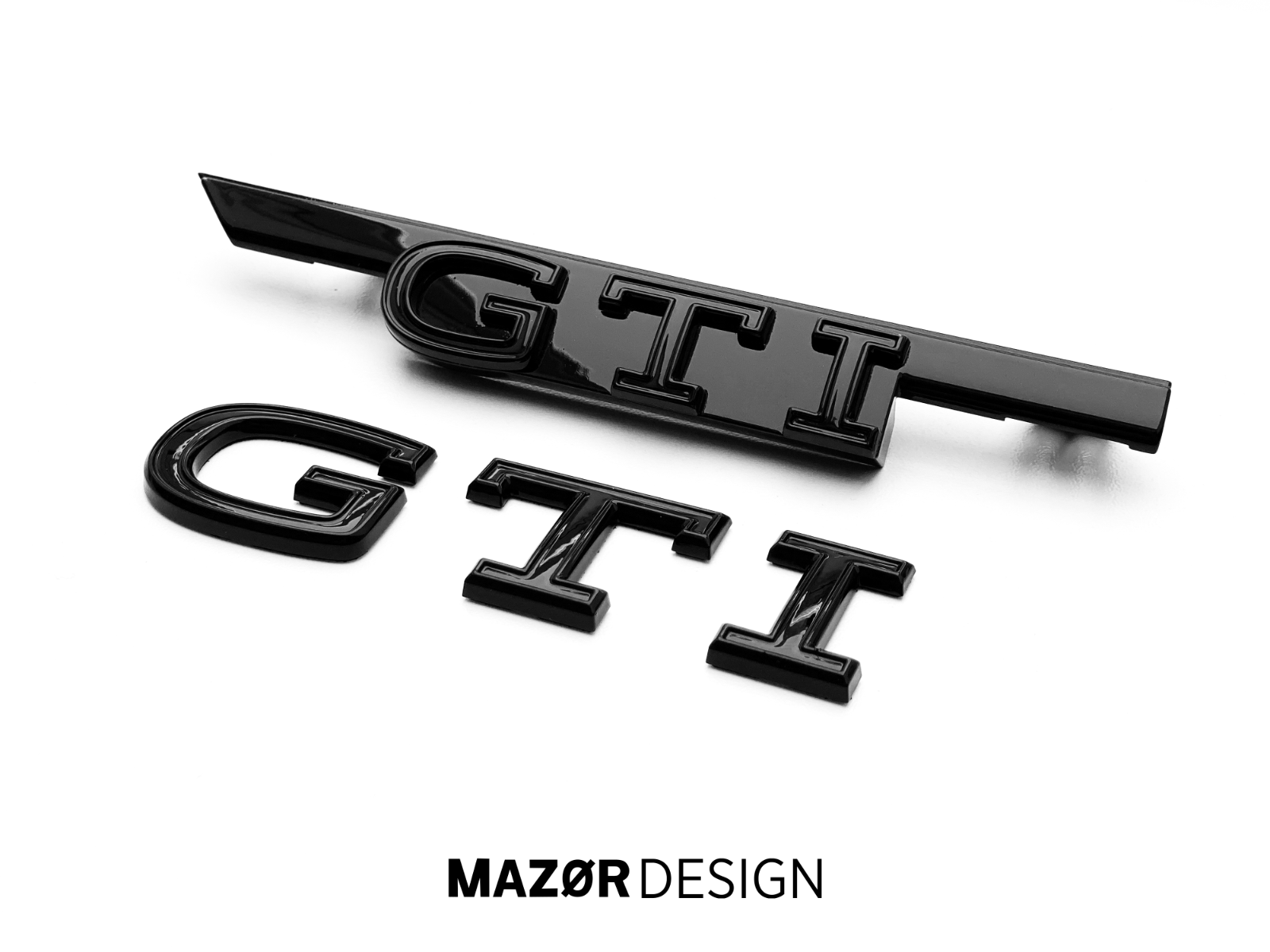VW Golf 8 - GTI Emblem Front & Rear