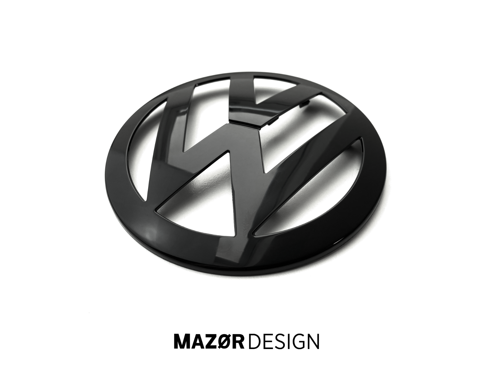 VW T5 Vor-Facelift - Emblem Vorne & Hinten Schwarz Glanz