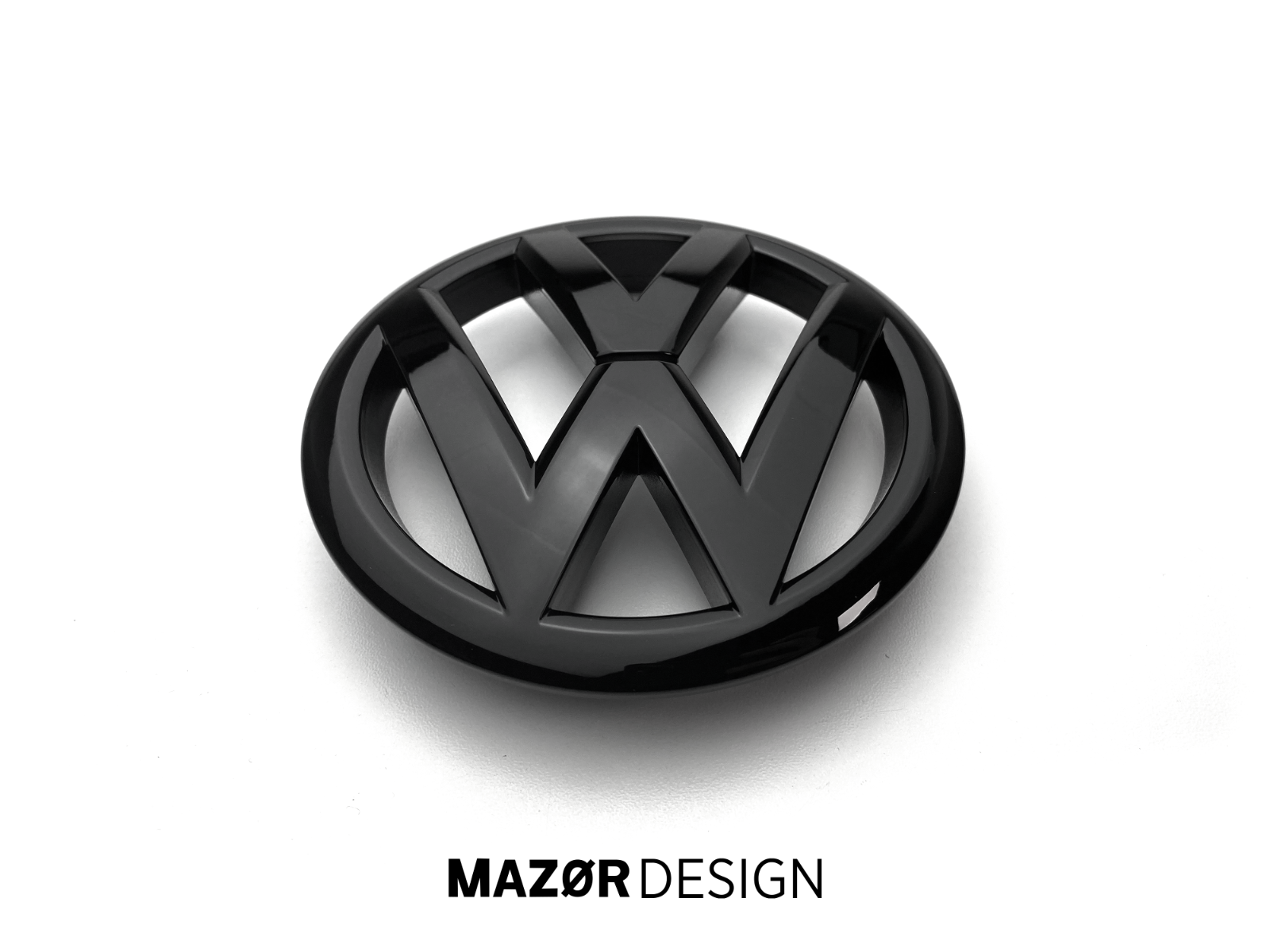 VW Golf 6 - Emblem Vorne & Hinten Schwarz Glanz