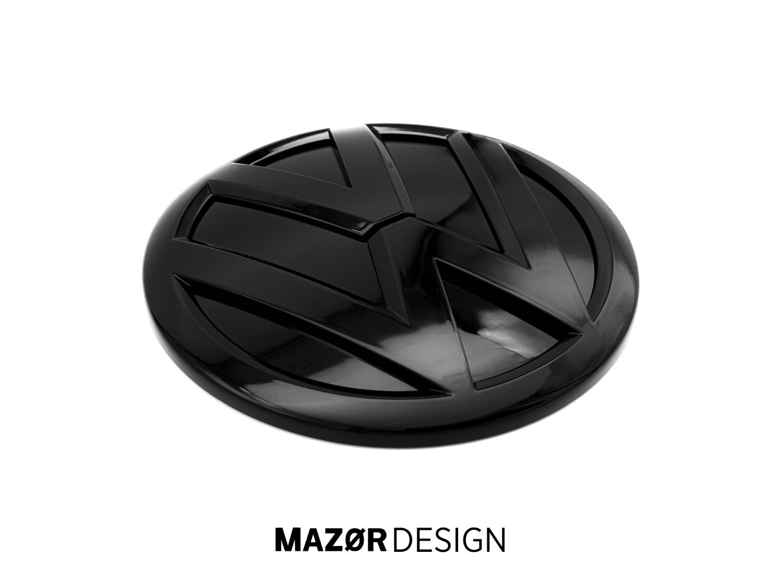 VW Caddy 4 - Emblem Vorne & Hinten Schwarz Glanz
