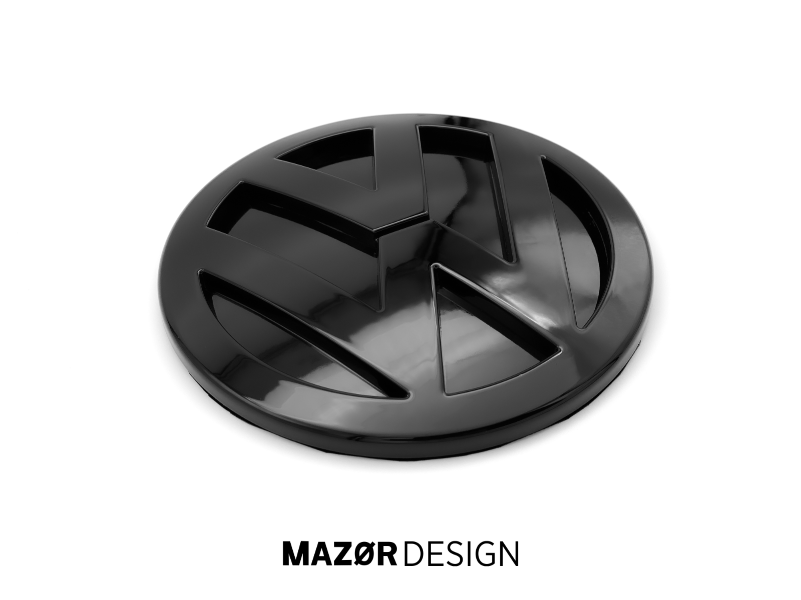 VW T5 Vor-Facelift - Emblem Vorne & Hinten Schwarz Glanz
