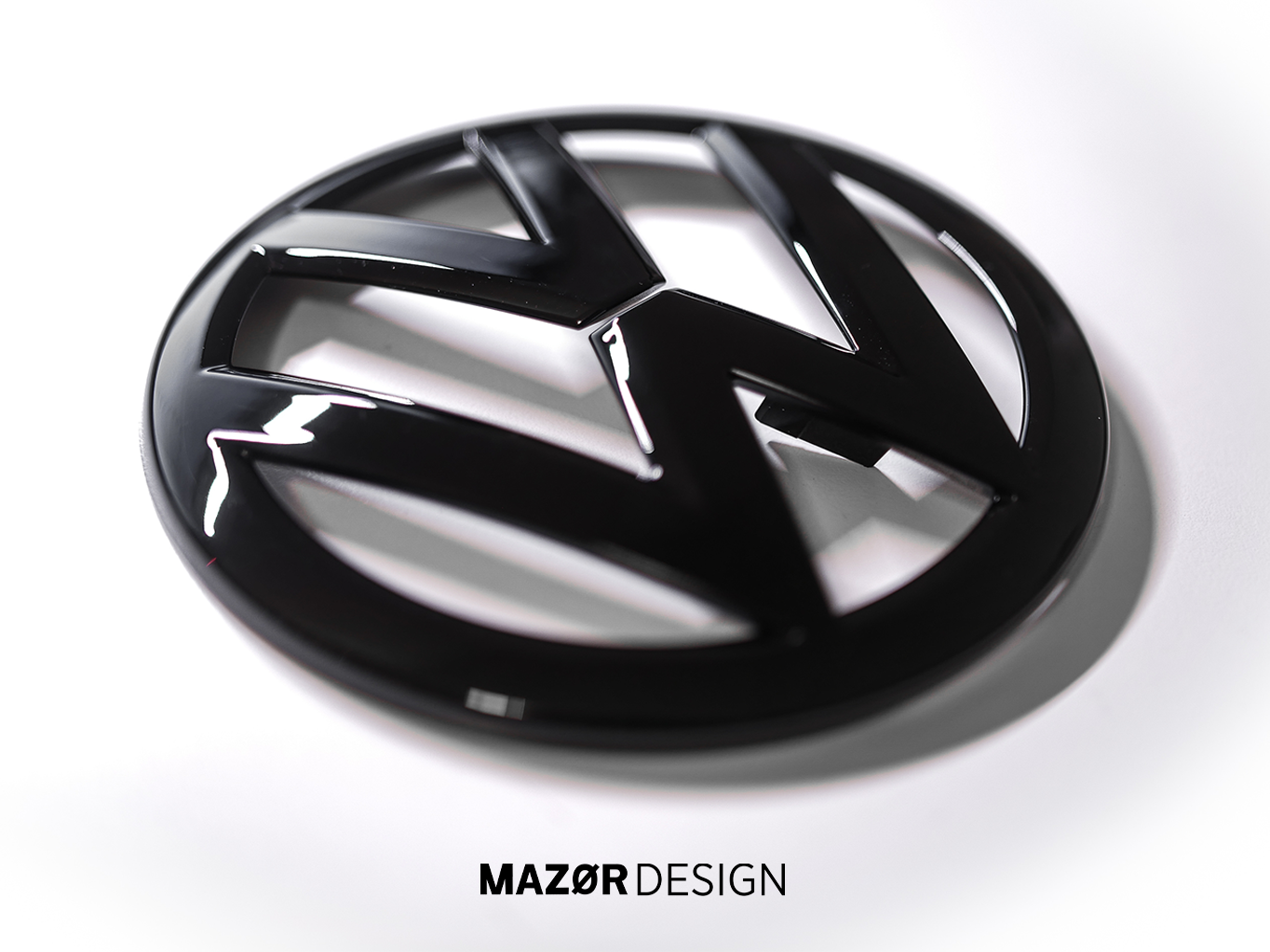VW Golf 7 Vor-Facelift - Emblem Vorne & Hinten Schwarz Glanz
