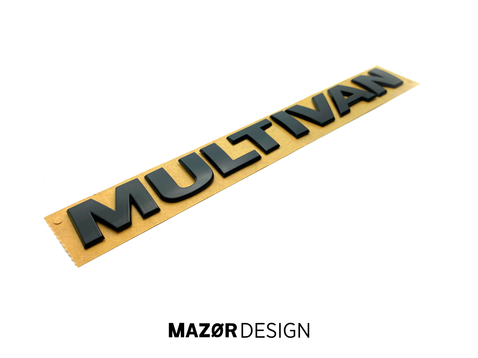 VW T5 Facelift - Multivan Emblem Set Vorne & Hinten Schwarz Glanz