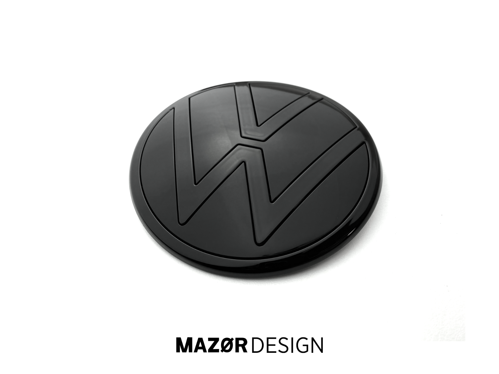 VW Touareg 3 Facelift - Emblem Vorne & Hinten Schwarz Glanz (bis 12/2023)