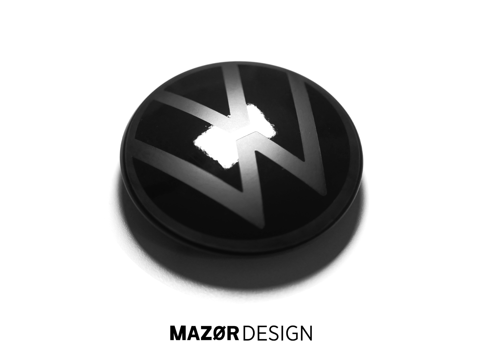 VW Golf 8 - Emblem Vorne & Hinten Schwarz Glanz