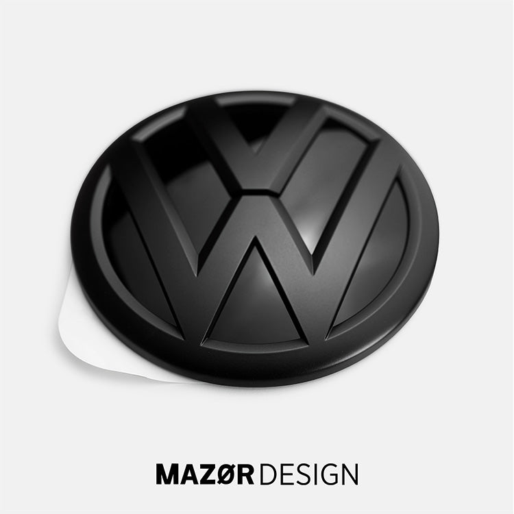 VW Amarok 2H Emblem Hinten Schwarz Matt Logo Heckklappe