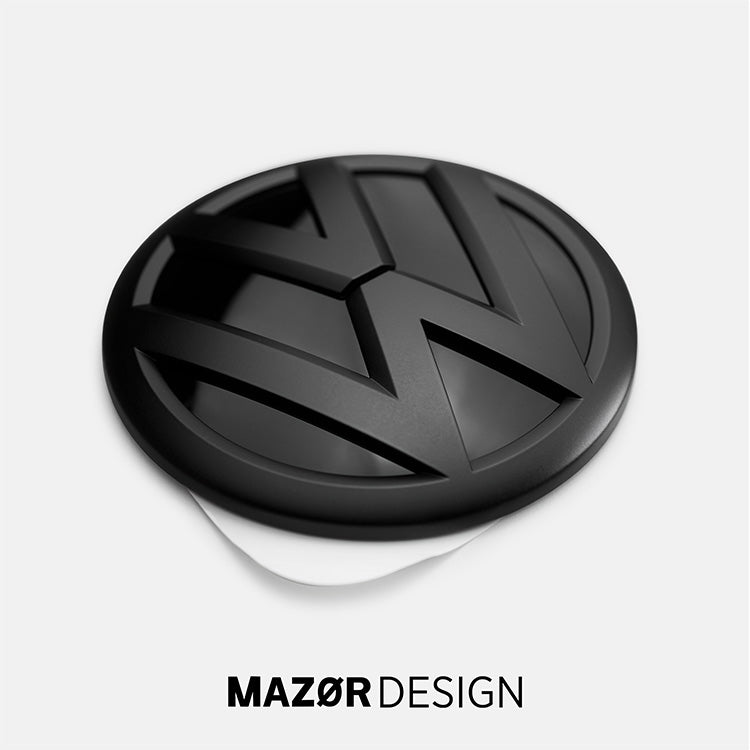 VW Amarok 2H Emblem Hinten Schwarz Matt Logo Heckklappe