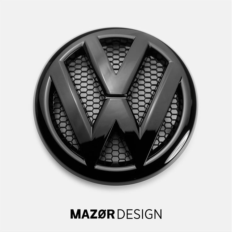 VW Amarok 2H Facelift Emblem Vorne Schwarz Glänzend bis 02/2017 nur mit PR: 6KE