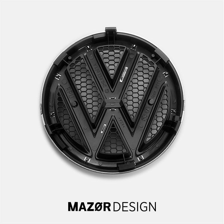 VW Amarok 2H Facelift Emblem Vorne Schwarz Glänzend bis 02/2017 nur mit PR: 6KE