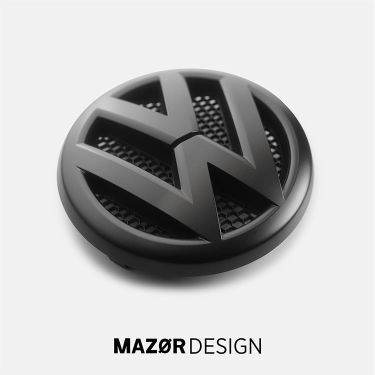 VW Amarok 2H Vor-Facelift Emblem Vorne Schwarz Matt bis 2016