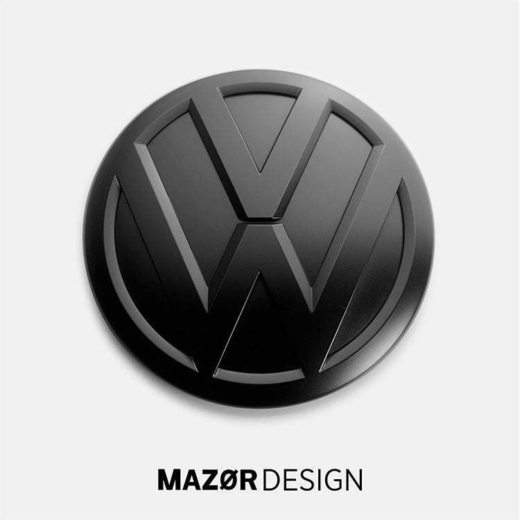 VW Amarok 2H Emblem Vorne Schwarz Matt Facelift ab 2017