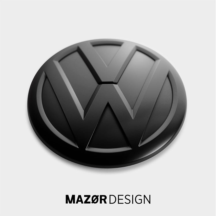 VW Amarok 2H Emblem Vorne Schwarz Matt Facelift ab 2017
