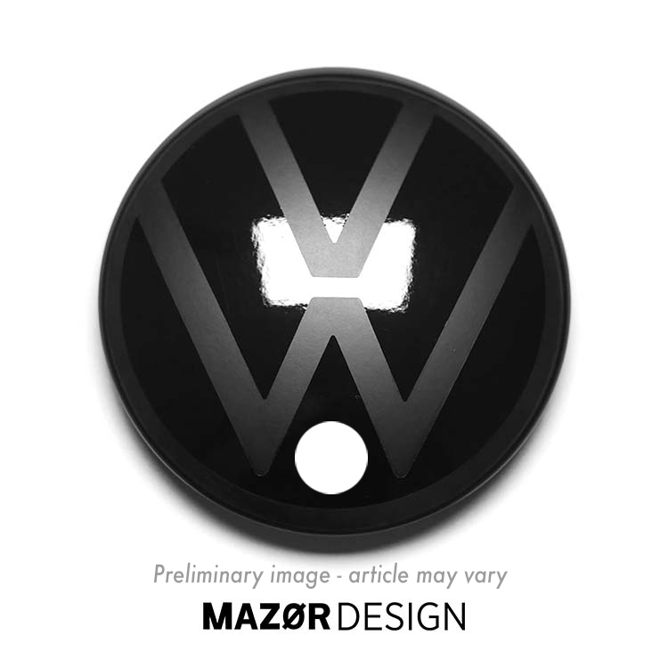 VW Arteon - Emblem Vorne Schwarz Glanz mit Umfeldkamera 01/21 bis 11/22