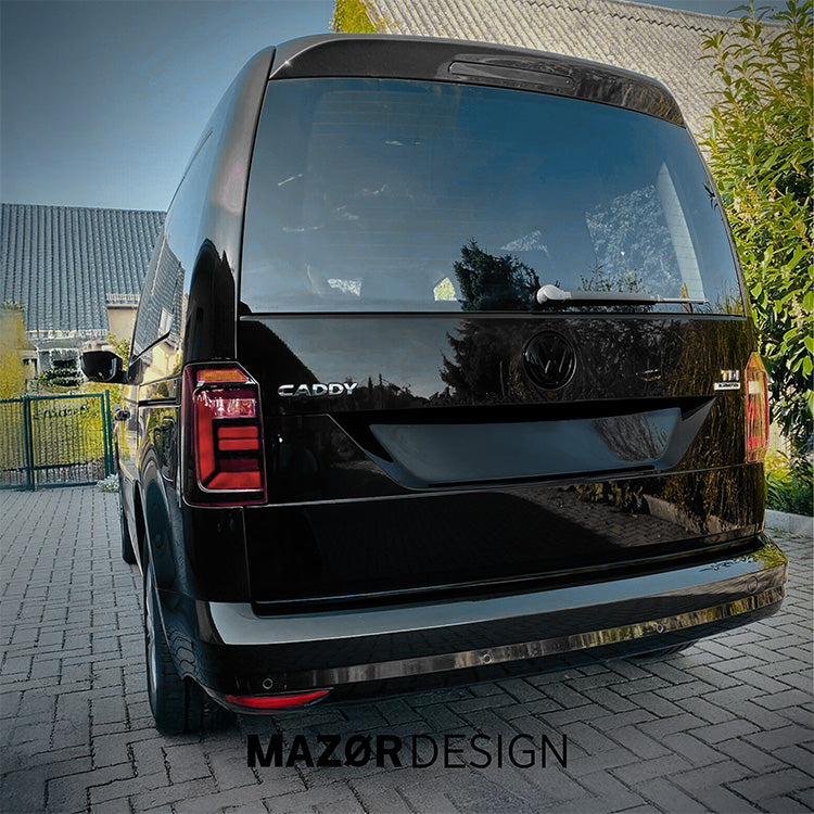 VW Caddy 4 - Emblem Hinten Schwarz Glanz