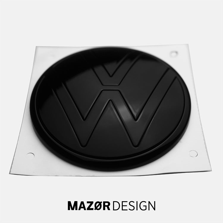 VW Caddy 5 SB - Emblem Hinten Zeichen Schwarz Glanz