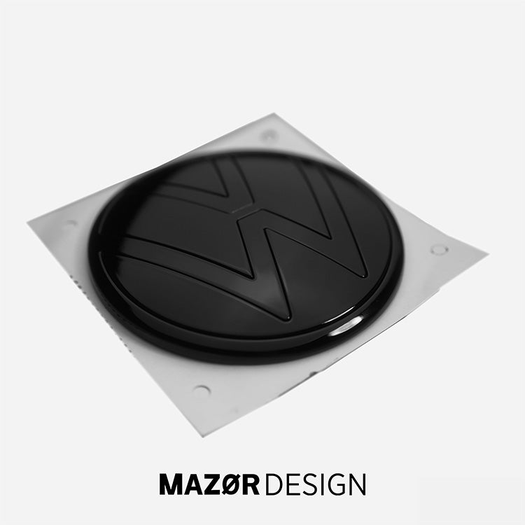 VW Caddy 5 SB - Emblem Hinten Zeichen Schwarz Glanz
