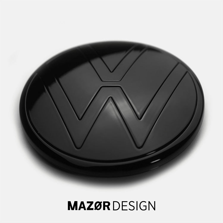 VW Crafter SY Facelift - Emblem Hinten Zeichen Schwarz Glanz (ab 07/24)