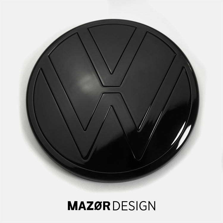 VW Crafter SY Facelift - Emblem Vorne Zeichen Schwarz Glanz (ab 07/24)