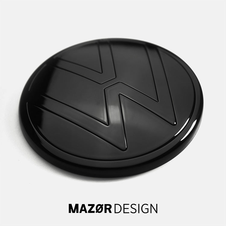 VW Crafter SY Facelift - Emblem Vorne Zeichen Schwarz Glanz (ab 07/24)