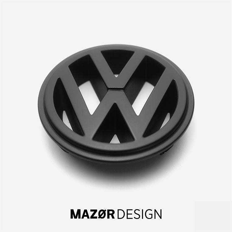 VW Golf 2 3 / Jetta 2 / Vento / Corrado / Caddy 2 - Emblem Vorne Schwarz Glanz 3A0 853 600