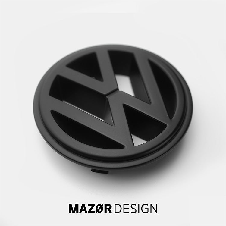 VW Passat 32B / Passat B3 B4 / Polo 6N / T4 Bulli - Emblem Vorne Schwarz Glanz 3A0 853 600